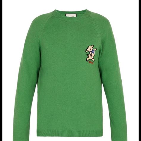 gucci cat sweater cheap|gucci piglet sweater.